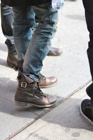 Denim Boots