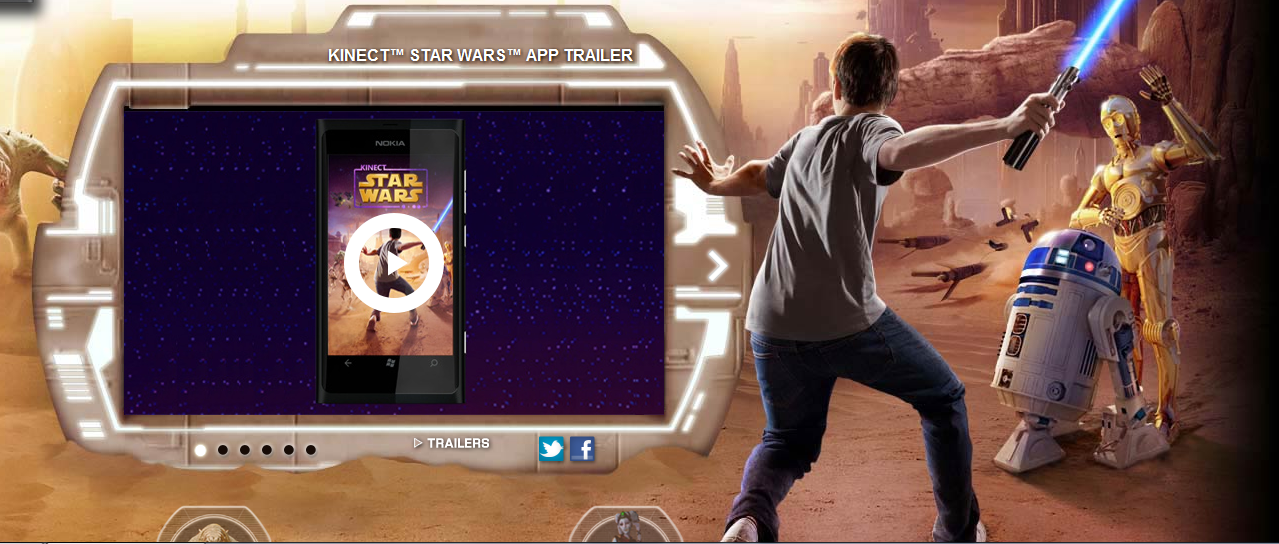Sponsored Video x XBOX KINECT STAR WARS App