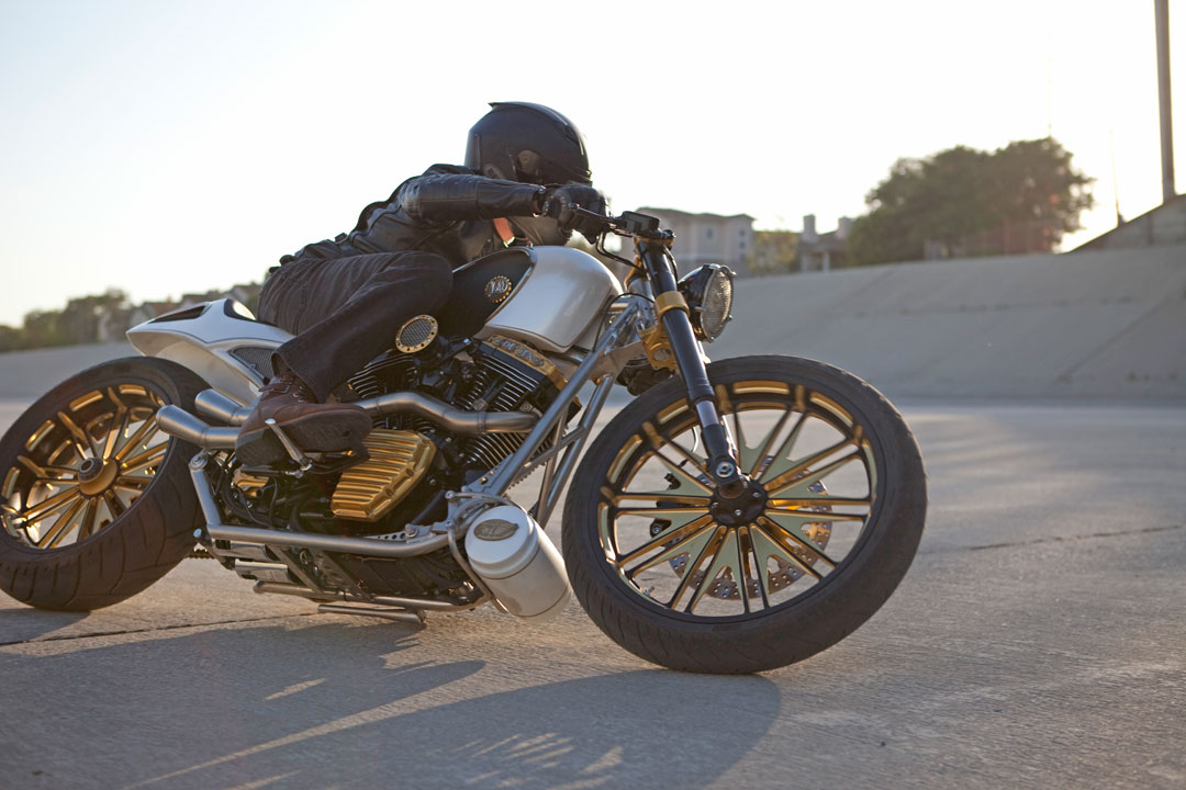 Roland Sands Design x Mickey Rourke Bike