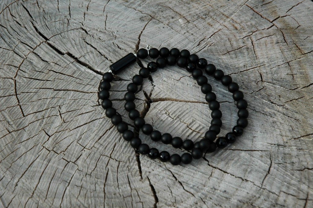 Double Matt Onyx with shiny onyx tube & balls 6 mm Double Matt Onyx with shiny onyx tube balls 6 mm 1024x680 Viola Milano x Bracelets
