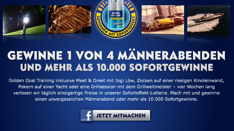 Nivea for Men Männerabend Gewinnspiel
